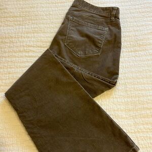 LOFT Size 28 6 gray corduroys boot cut